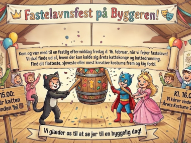 Fastelavn på byggeren
